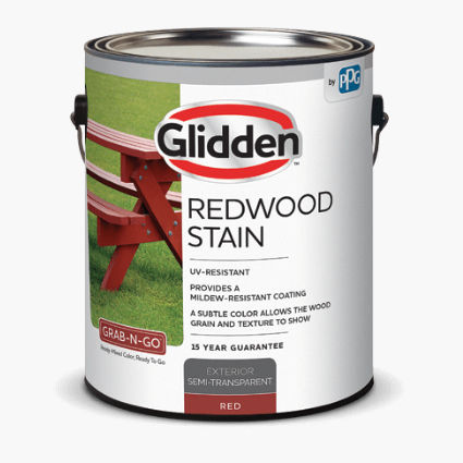防护木材着色剂 - GLIDDEN® REDWOOD GRAB-N-GO™ - GLIDDEN - 用于外墙隔热
