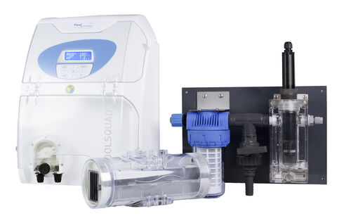 游泳池盐电解器 - POOLSQUAD® AMPERO - Pool Technologie - 酸碱度调节