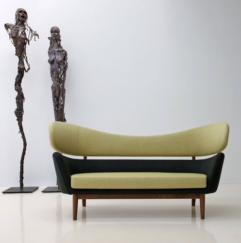 北欧风格沙发 - BAKER - House of Finn Juhl – Onecollection - 羊毛 / 彩色 / 柚木