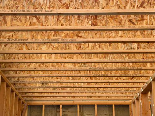 重组木梁 - RFPI JOIST®  - SOLID-SAWN FLANGE - ROSEBURG - I形 / 用于楼板 / 屋顶