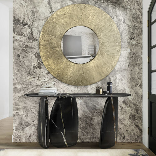 现代风格玄关桌 - ARDARA II - BRABBU DESIGN FORCES - 大理石 / 大理石底座桌脚 / 椭圆