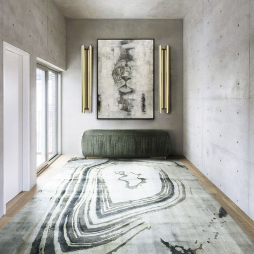 现代风格地毯 - AGATHA - BRABBU DESIGN FORCES - 自然图案 / 羊毛 / 丝绸