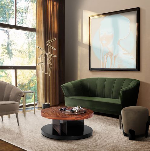 现代风格沙发 - MAYA 2  - BRABBU DESIGN FORCES - 丝绒 / 带扶手 / 绿色