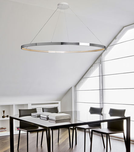 吊灯 - OMEGA 120-200 - Le Deun Luminaires - 钢 / 黄铜 / 现代风格