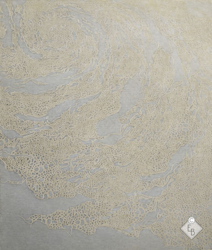羊毛地毯 - HAZEL MOONBEAM - Edition Bougainville - 现代风格 / 图案 / PET