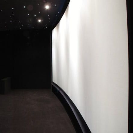 弯曲投影幕布 - VOTRE CINEMA - 多尺寸比例 / 2.35 / 宽银幕电影