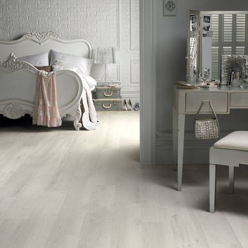 PVC地面 - VAN GOGH : VGW80T WHITE WASHED OAK - KARNDEAN - 住宅 / 条形 / 天然饰面