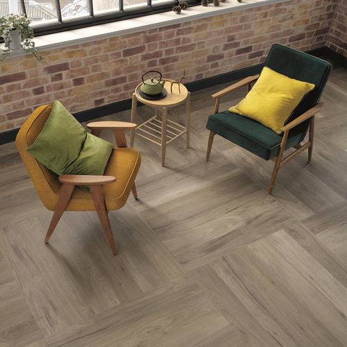 PVC地面 - OPUS : WP329 BLEACHED GREY WALNUT - KARNDEAN - 住宅 / 条形 / 天然饰面
