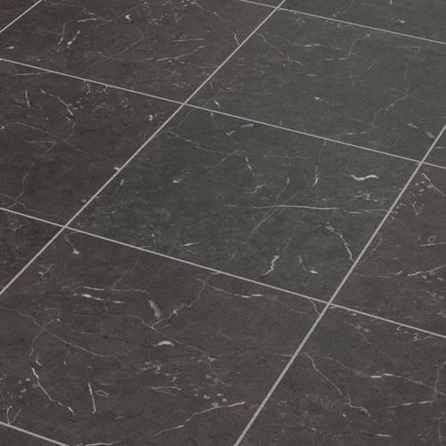 PVC地板 - KNIGHT TILE : T74 MIDNIGHT BLACK MARBLE - KARNDEAN - 住宅 / 方砖 / 光滑