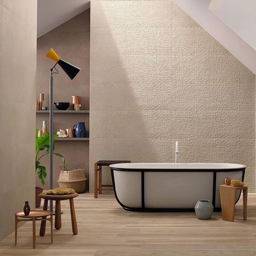 陶土瓷砖 - STONE_ART - MARAZZI - 哑光 / 光滑 / 3D
