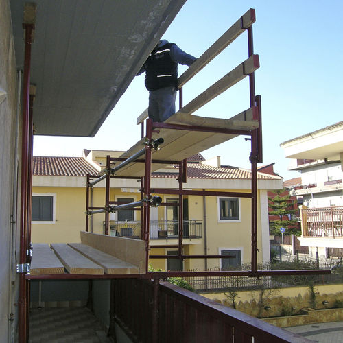 金属脚手架 - CANTILEVER  - MARIO ORLANDO E FIGLI - 木质