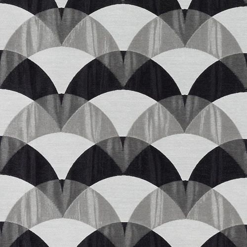 室内装饰面料 - Paramount : GREY/BLACK - DURALEE DESIGNER - 图案 / 粘胶