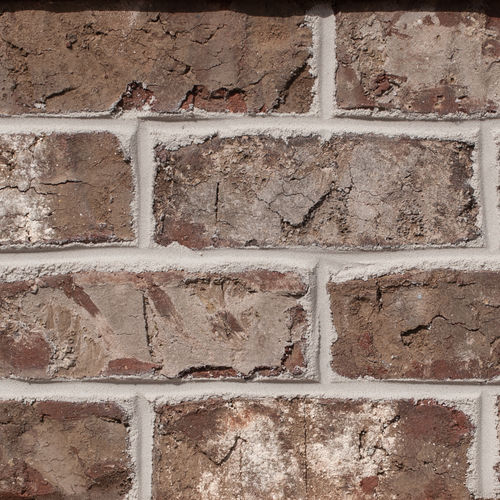 外墙砖 - BARKER HOUSE - PINE HALL BRICK - 实心 / 棕色 / 白色