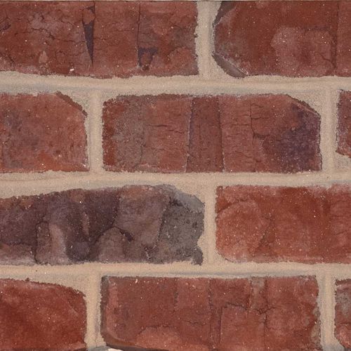 外墙砖 - KENNON HOUSE - PINE HALL BRICK - 实心 / 红色 / 蓝色