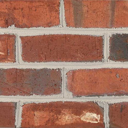 外墙砖 - RUSTIC VILLAGE - PINE HALL BRICK - 实心 / 红色 / 橙色