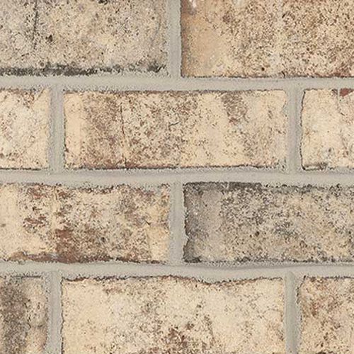 外墙砖 - FRENCH MANOR - PINE HALL BRICK - 实心 / 棕色 / 白色