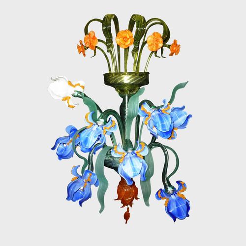 传统风格壁灯 - IRIS DELUXE - Sogni di Cristallo - 室内 / 穆拉诺玻璃 / 固定