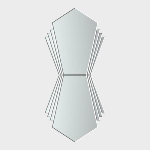 壁挂镜子 - DUETTO  - Sogni di Cristallo - 威尼斯风格 / 角形 / 穆拉诺玻璃