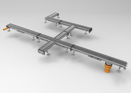 带网格排水槽 - M100P - fratelli malin srl - 不锈钢 / 用于公共空间 / 人流量较小