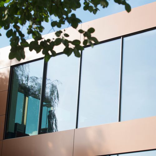 铝制外墙 - MINIMAL WINDOWS® HIGHLINE - KELLER - 玻璃