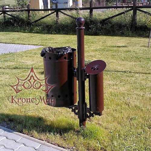 铸铁垃圾桶 - URBAN 1.S - KRONEMAG MILLENIUM srl - 户外 / 落地 / 公共空间