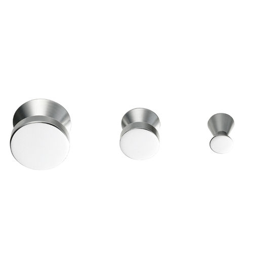 现代风格圆形家具把手 - AGAHO CABINET KNOB 10P / 11P / 12P - WEST inx - 铝制