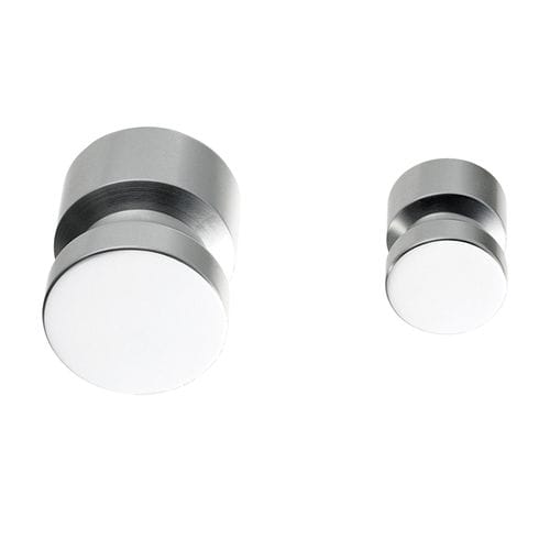 现代风格圆形家具把手 - AGAHO CABINET KNOB 17P / 18P - WEST inx - 铝制