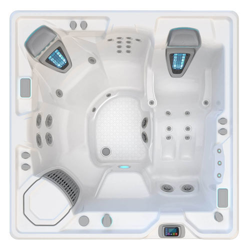 地上水疗浴缸 - ARIA™ - HotSpring® Spas - 正方形 / 5人座 / 丙烯塑料