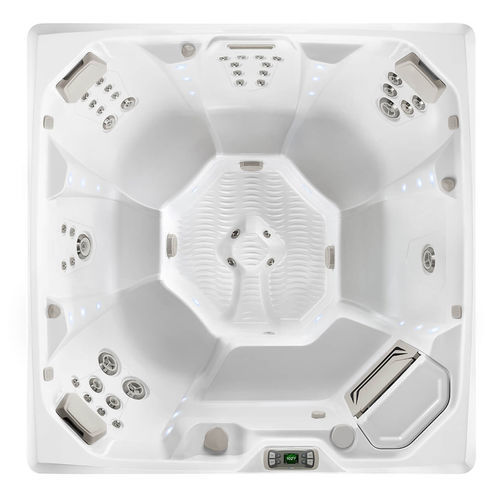 地上水疗浴缸 - FLASH™ - HotSpring® Spas - 正方形 / 7人座 / 丙烯塑料