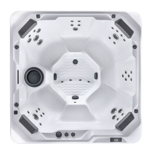 地上水疗浴缸 - RHYTHM™ - HotSpring® Spas - 正方形 / 7人座 / 丙烯塑料