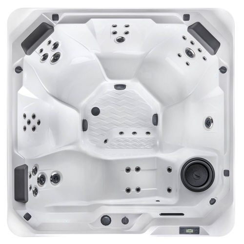 地上水疗浴缸 - RELAY™ - HotSpring® Spas - 正方形 / 6人座 / 丙烯塑料