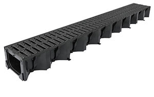带网格排水槽 - HexDrain - ACO Building Drainage - 聚丙烯 / 电镀钢 / 用于公共空间