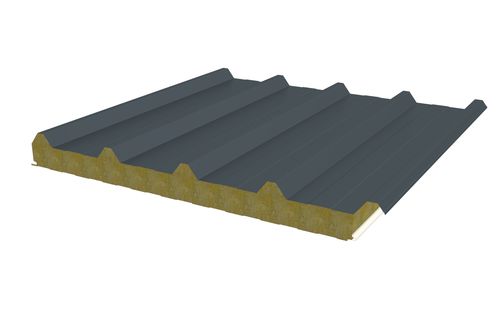屋顶夹芯板 - JI VULCASTEEL ROOF ALPHA - Joris Ide - 金属表面 / 岩棉内芯