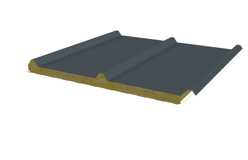 屋顶夹芯板 - JI VULCASTEEL ROOF 37-500 ALPHA - Joris Ide - 金属表面 / 岩棉内芯