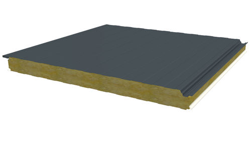 壁板夹芯板 - JI VULCASTEEL WALL 1000FC ALPHA LIN&Eacute;AIRE - Joris Ide - 金属表面 / 岩棉内芯