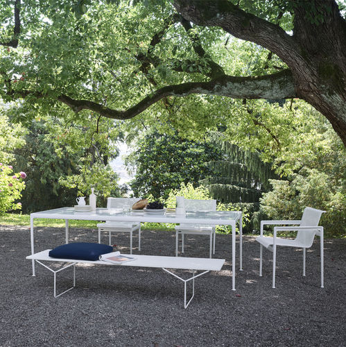 现代风格花园椅 - BERTOIA - Knoll international - 坚硬表面 / 丙烯塑料 / 不锈钢