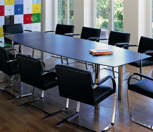现代风格会议桌 - Knoll international - 木制贴皮 / 栎木 / 山毛榉木