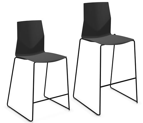 现代风格吧椅 - FOURCAST&reg;2 COUNTER/HIGH ECO - Four Design - 室内 / 钢 / 聚丙烯