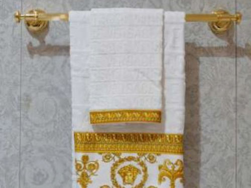 1杆式毛巾架 - G6810048 - Versace Ceramics - 壁挂 / 金属 / 黑色