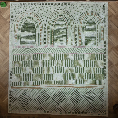 现代风格地毯 - BIBLIOTEKET  - Asplund - 图案 / 新西兰羊毛 / tencel® 材质
