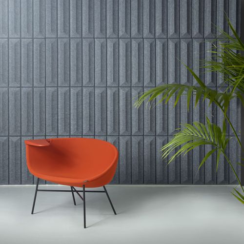 壁挂隔音板 - SOUNDWAVE CERAMIC - OFFECCT - 聚酯纤维 / 矩形 / 有色