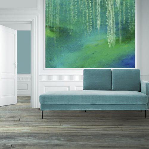 现代风格墙纸 - FL&Acirc;NERIE PRINTANNI&Egrave;RE - Arta WallDeco - 自然图案 / 全景式 / 蓝色