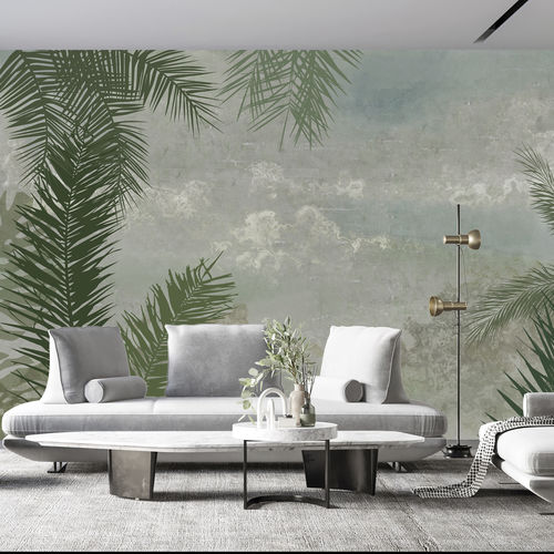 现代风格墙纸 - AMBIANCE TROPICALE - Arta WallDeco - 自然图案 / 全景式 / 绿色