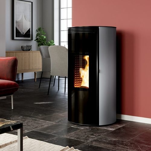 木质颗粒采暖炉 - LORIA HL - DEVILLE - 8 kW / 独立式 / 现代风格