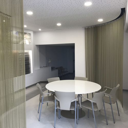 电镀钢固定装置 - TF-40 - Codina Architectural - 用于窗帘 / 用于室内 / 用于室外