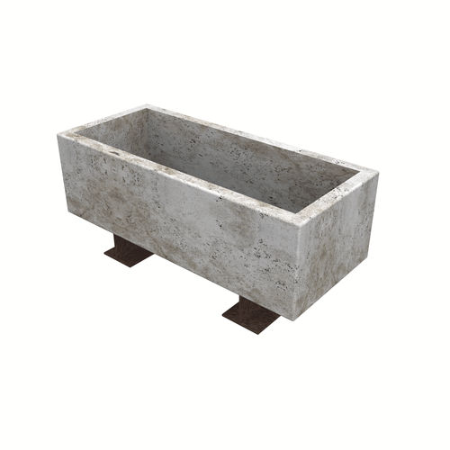 钢花坛 - Arredo di Pietra srl - 天然石材 / 钙华 / 长方形