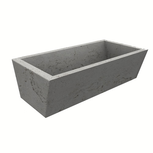 天然石材花坛 - SLIM - Arredo di Pietra srl - 钙华 / 长方形 / 模块化