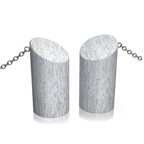 防护桩 - birillo - Arredo di Pietra srl - 可拆卸 / 钙华 / 高耐拉力