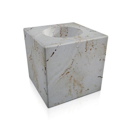 钙华花坛 - cloe - Arredo di Pietra srl - 正方形 / 高强度 / 防风雨