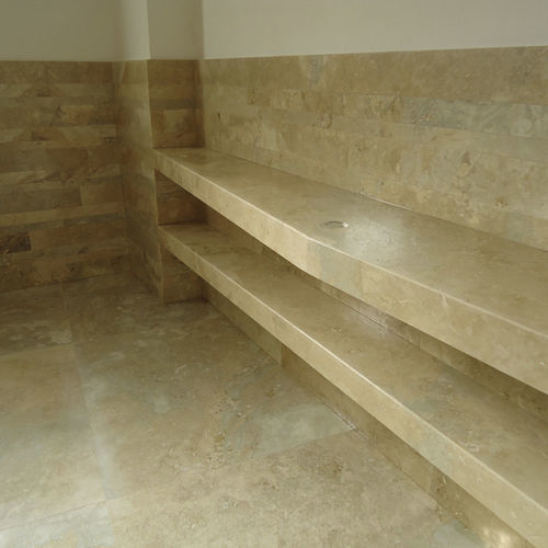 壁挂置物架 - Arredo di Pietra srl - 现代风格 / 钙华 / 酒店